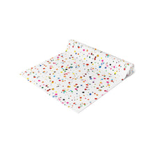 Load image into Gallery viewer, More Parties Rainbow Watercolor Confetti Table Runner