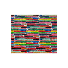 Load image into Gallery viewer, Rainbow Bricks Crushed Velvet Blanket