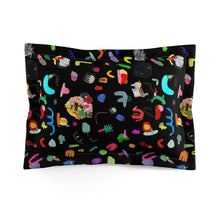 Load image into Gallery viewer, Blob Party Microfiber Pillow Sham