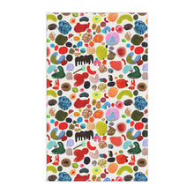 Load image into Gallery viewer, Blob Party Cotton Tea Towel