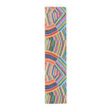 Load image into Gallery viewer, Super Rainbow Stripe Table Runner
