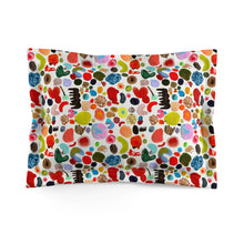 Load image into Gallery viewer, Blob Party Microfiber Pillow Sham