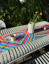 Load image into Gallery viewer, Super Rainbow Stripe Table Runner