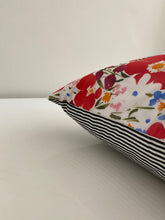 Load image into Gallery viewer, Double-Sided Pattern + Striped Throw Pillows