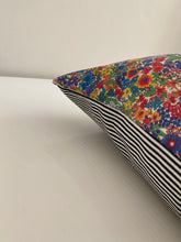 Load image into Gallery viewer, Double-Sided Pattern + Striped Throw Pillows