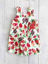 Load image into Gallery viewer, Strawberry Overalls