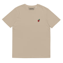 Load image into Gallery viewer, Strawberry Embroidered Unisex Organic Cotton T-shirt