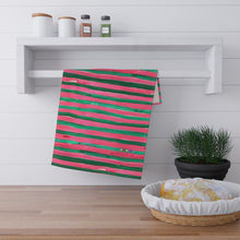 Load image into Gallery viewer, Saltwater Taffy Stripe Cotton Tea Towel
