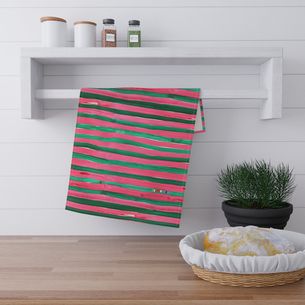 Saltwater Taffy Stripe Cotton Tea Towel