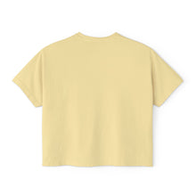 Load image into Gallery viewer, Women's Boxy Crop Paint Chips Tee
