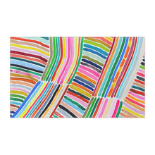 Load image into Gallery viewer, Rainbow Stripe 1 Cotton Tea Towel
