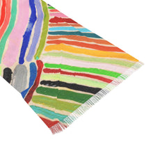 Load image into Gallery viewer, Big Rainbow Watercolor Stripe Lightweight Scarf
