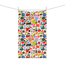 Load image into Gallery viewer, Blob Party Cotton Tea Towel
