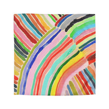 Load image into Gallery viewer, Rainbow Stripe Microfiber Duvet Cover
