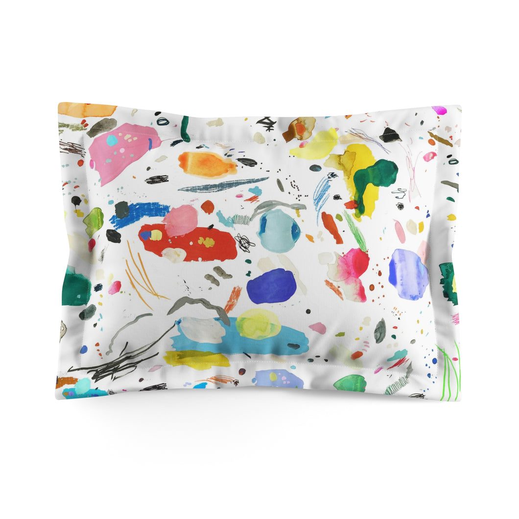 Sketch Microfiber Pillow Sham