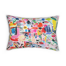 Load image into Gallery viewer, Conversation Starter Lumbar Pillow
