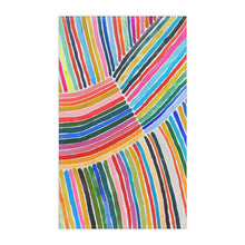 Load image into Gallery viewer, Rainbow Stripe 3 Cotton Tea Towel
