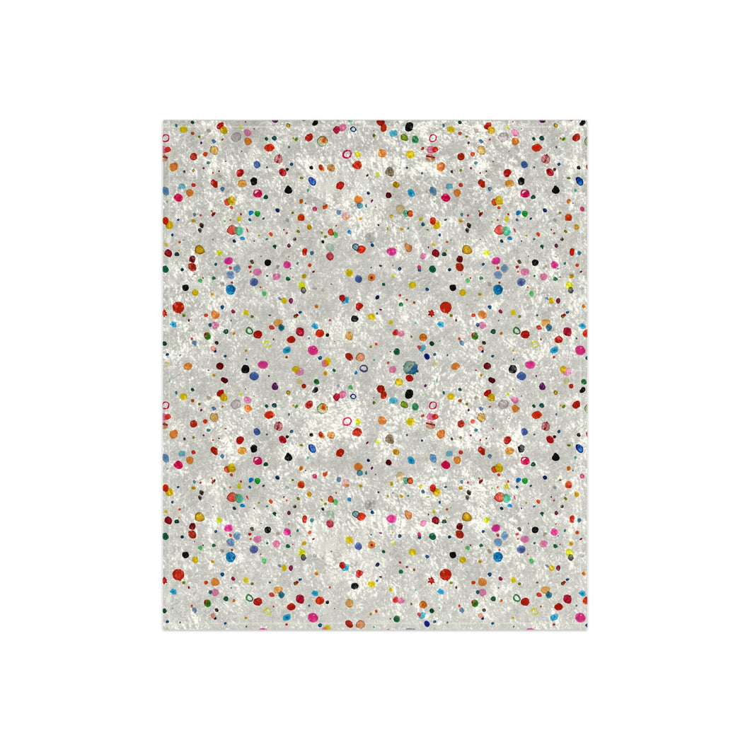 More Parties Crushed Velvet Blanket