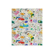 Load image into Gallery viewer, Sketch Crushed Velvet Blanket
