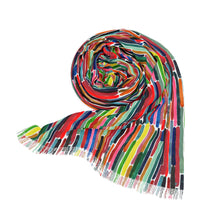 Load image into Gallery viewer, Rainbow Bricks Lightweight Scarf
