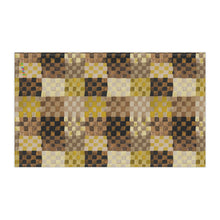 Load image into Gallery viewer, Neutrals Checkerland Cotton Tea Towel
