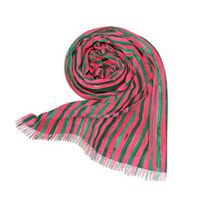 Load image into Gallery viewer, Saltwater Taffy Stripe Lightweight Scarf
