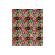Load image into Gallery viewer, Checkerland Crushed Velvet Blanket
