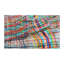 Load image into Gallery viewer, Free-hand Plaid Cotton Tea Towel
