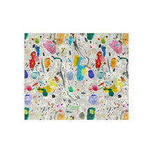 Load image into Gallery viewer, Sketch Crushed Velvet Blanket
