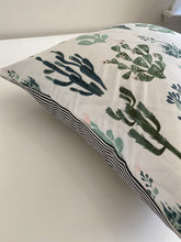 Load image into Gallery viewer, Double-Sided Pattern + Striped Throw Pillows
