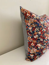 Load image into Gallery viewer, Double-Sided Pattern + Striped Throw Pillows
