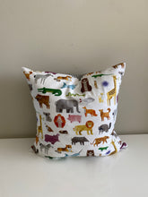 Load image into Gallery viewer, Double-Sided Pattern + Striped Throw Pillows
