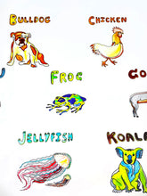 Load image into Gallery viewer, Animal A-Z Alphabet Poster
