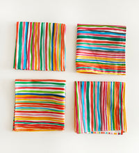 Load image into Gallery viewer, Prismatic Stripe Napkin Set
